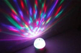 Диско-лампа светодиодная в компактном корпусе, 220В 601-252