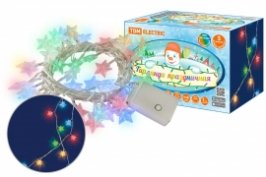 гирлянда светодиодная "Звездочки" 5м 8 режимов многоцветная купить в Гомеле