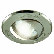 Светильник встраиваемый поворотный СВ 02-01 MR16 50Вт G5.3 матовый никель/никель TDM