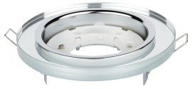 Светильник встраиваемый GX53R-RMR-glass под лампу GX53 КРУГ СТЕКЛО зеркальный IN HOME