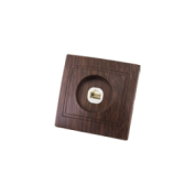 Розетка телефонная RJ11  "ЭКО" (бук) "Таймыр" TDM