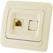 Розетка компьютерная RJ-45 сл. кость "Валдай" TDM