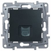 Etika - Розетка 1хRJ-45 UTP CAT5E 8конт.(антрацит)