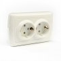 Розетка 2П+З 16А 250В белая "Онега" TDM