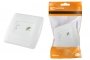 Розетка компьютерная RJ45  белая "Онега" TDM