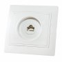 Розетка компьютерная RJ45  белая "Таймыр" TDM