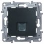 Etika - Розетка 1хRJ-45 UTP CAT5E 8конт.(антрацит)