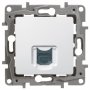 Etika - Розетка 1хRJ-45 UTP CAT6 (белый)