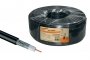 Кабель коаксиальный RG 6 CCS (100м) для внутр. прокладки черный народный